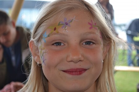 Ansigtsmaling Blomster