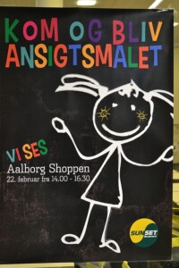 Ansigtsmaling for SUNSET I Aalborg