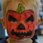 Græskar - Halloween Ansigtsmaling